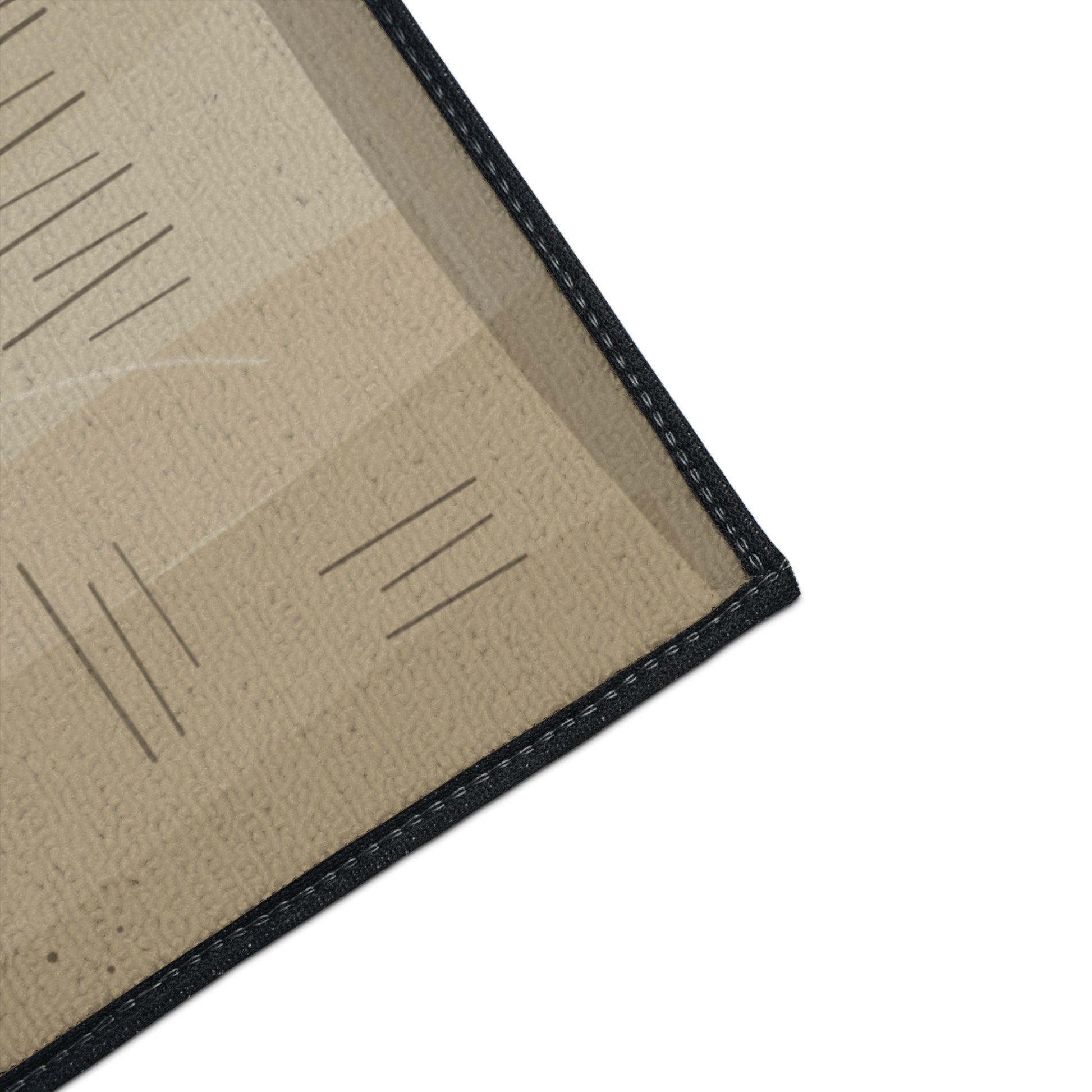 Square Design Quote Heavy Duty Floor Mat | Minimalist Typography, Modern Home Decor - TRV