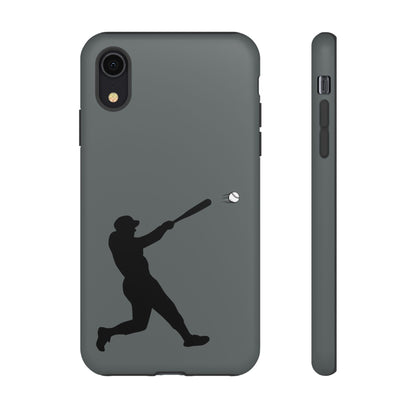 Printify baseball batter phone case, tough protective smartphone cover with baseball player design for fans.