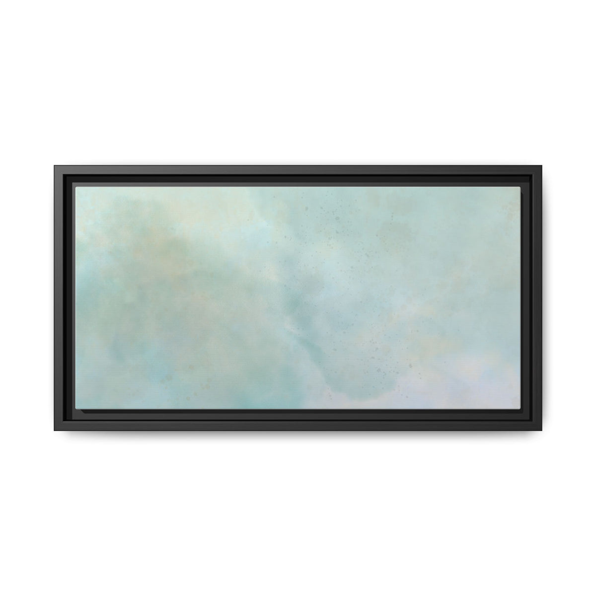 Soft abstract pastel watercolor design on matte canvas by Printify, showcasing gentle colors and artistic brushstrokes.