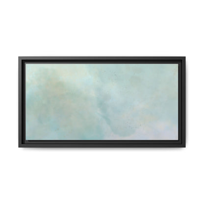 Soft abstract pastel watercolor design on matte canvas by Printify, showcasing gentle colors and artistic brushstrokes.