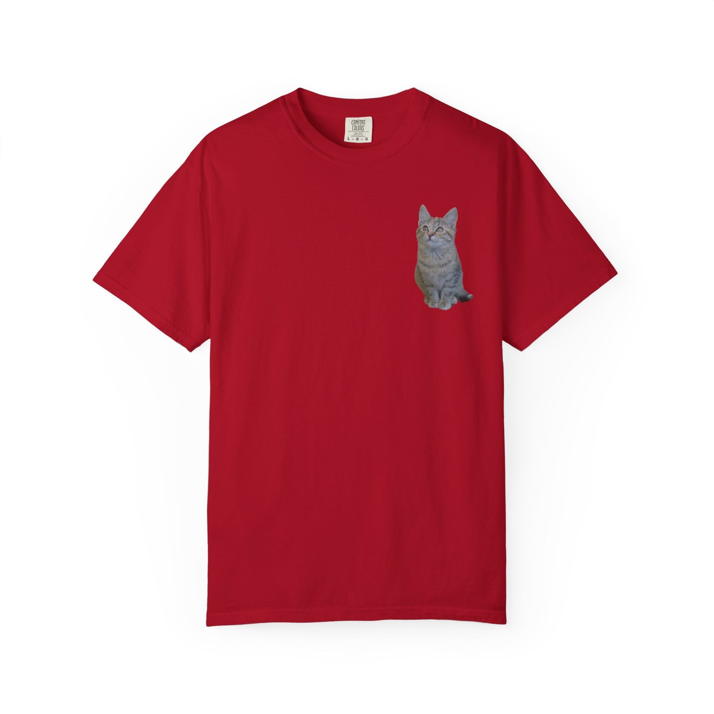 Whimsical Cat Pocket T-Shirt for Cat Lovers - TRV