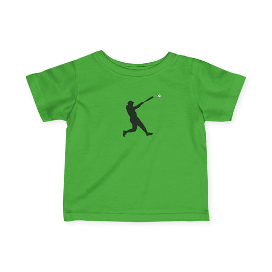 Baby baseball infant tee by Printify, kids sportswear with a playful design for little sluggers, perfect for young children.