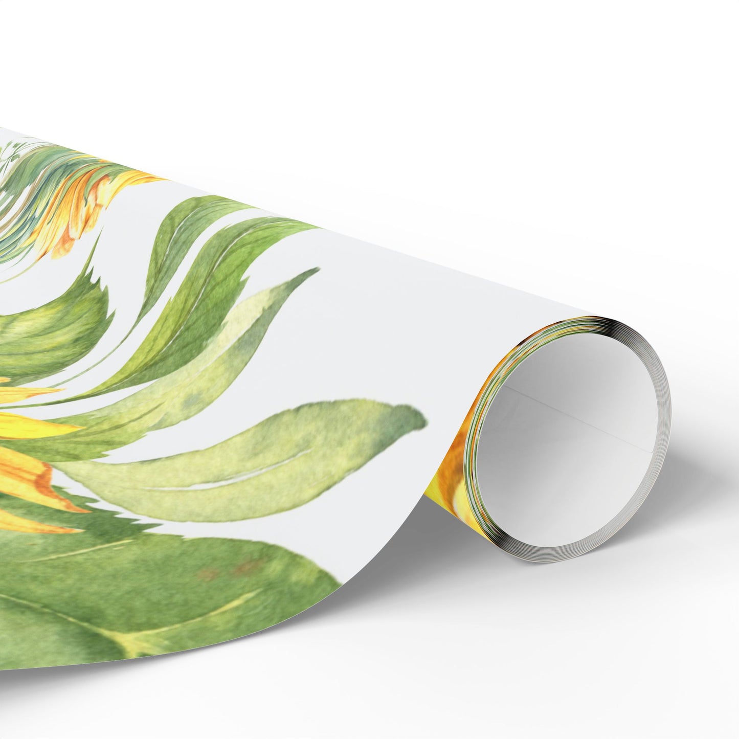 Sunflower Wrapping Paper Roll — Floral Gift Wrap for Birthdays, Mother's Day & Spring Celebrations