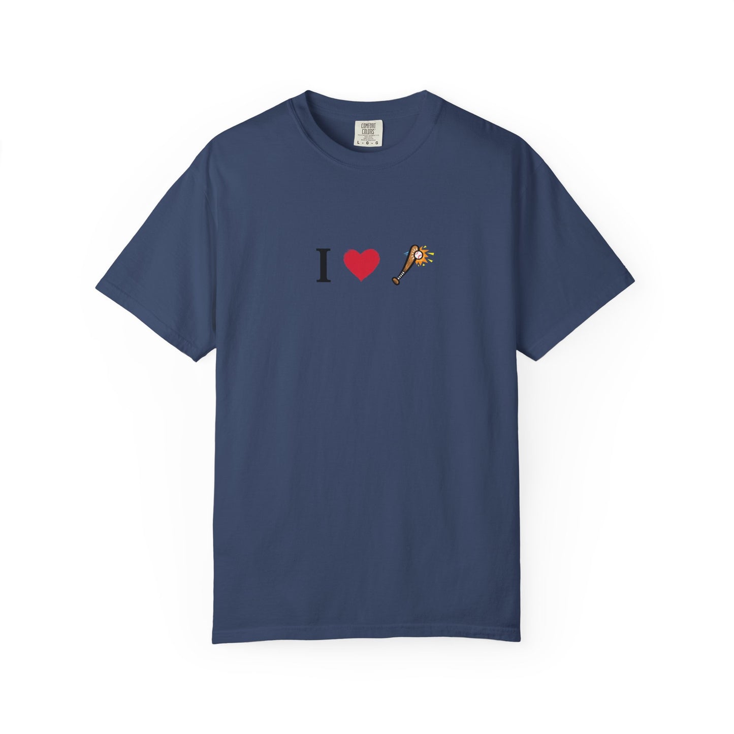 I Love Baseball  Unisex Tee, Gift for Couples, Cute Matching T-Shirts, Casual Everyday Wear, Anniversary Present, Love Shirt - TRV