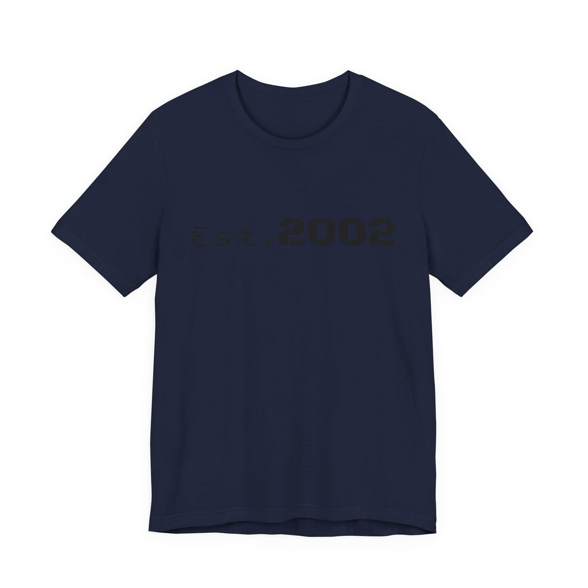 Vintage Est. 2002 T-shirt by Printify featuring a classic design celebrating the year established.