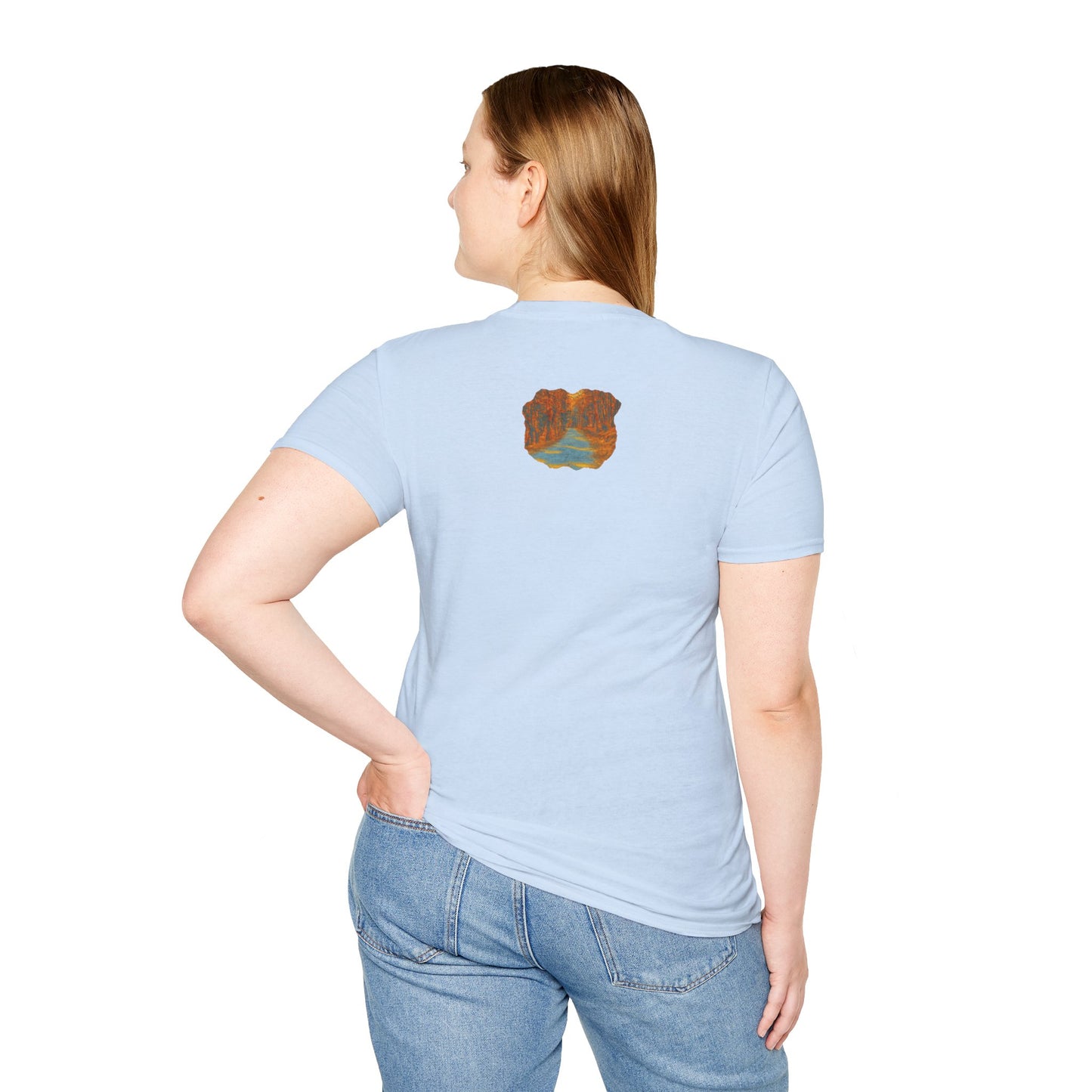 Autumn Pathway Unisex Softstyle T-Shirt, Cozy Fall Shirt, Nature Lover Tee, Scenic Route Top, Gift for Hikers, Casual Wear, Outdoor [...]
