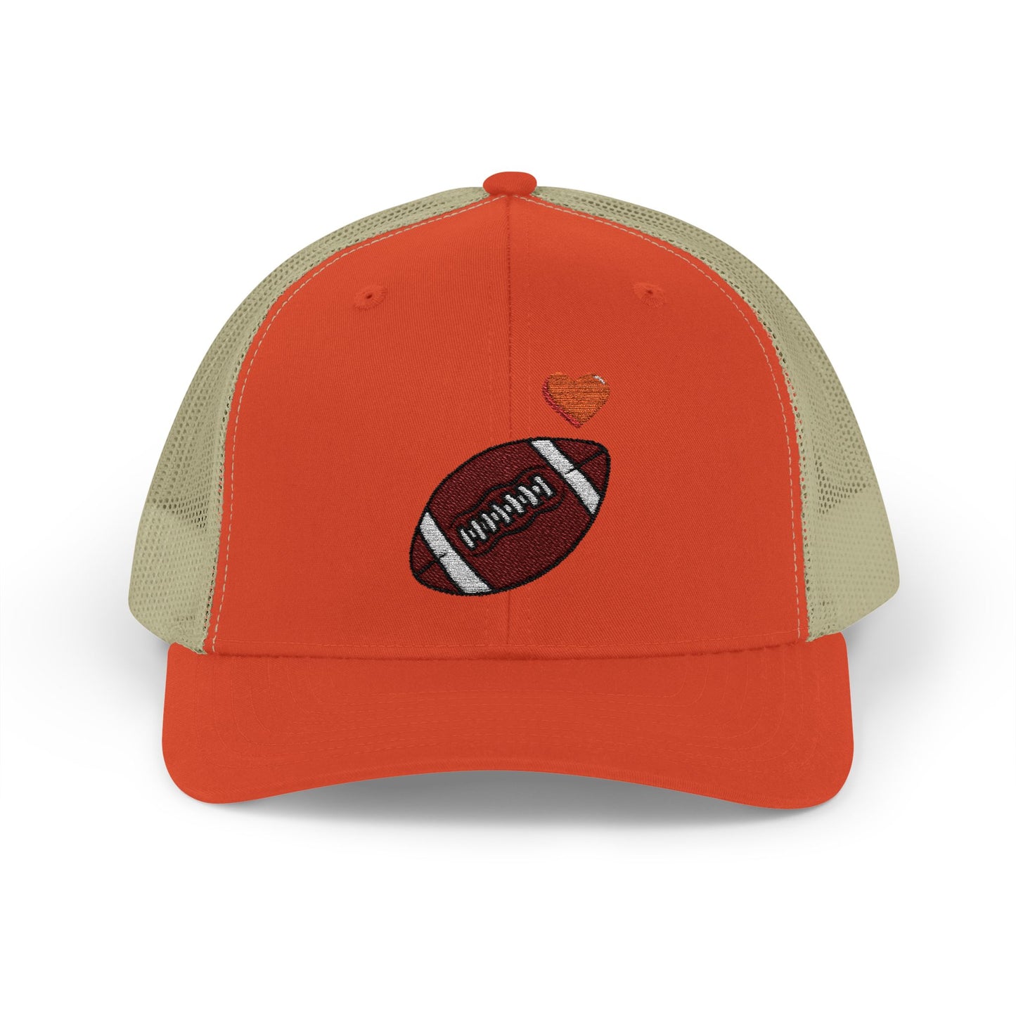 Football Love Snapback Trucker Cap, Sports Hat, Gift for Sports Fans, Casual Wear, Outdoor Activities - TRV