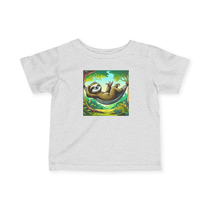 Sloth Relaxation Infant Tee, Baby T-Shirt, Cute Baby Clothes, Toddler Gift, Fun Nursery Wear, Animal Lover Gift