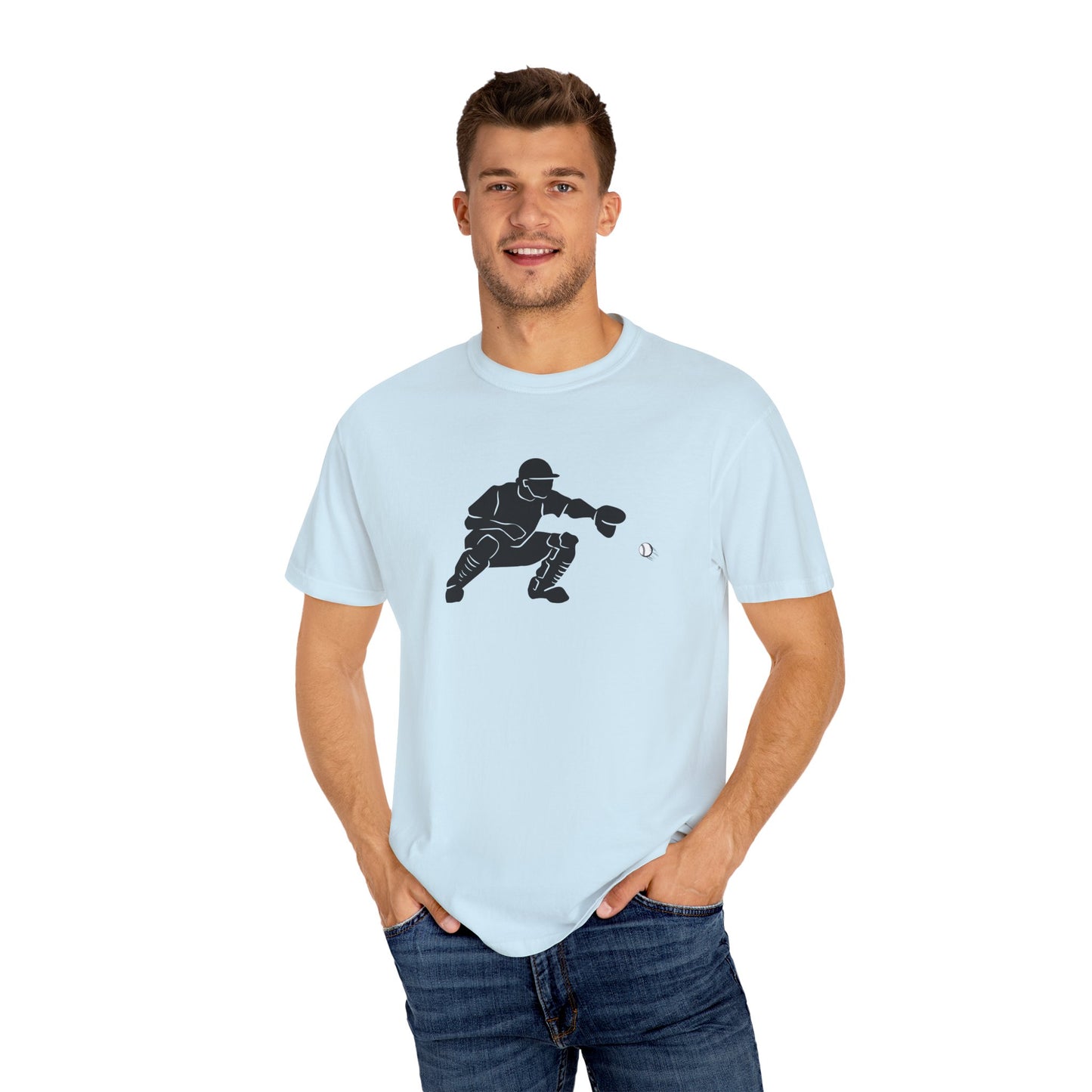 Stylish Unisex Baseball Catcher T-Shirt with Catcher Design, Sports Tee, Baseball Fan Gift, Athletic Apparel, Gift for Him/Her - TRV