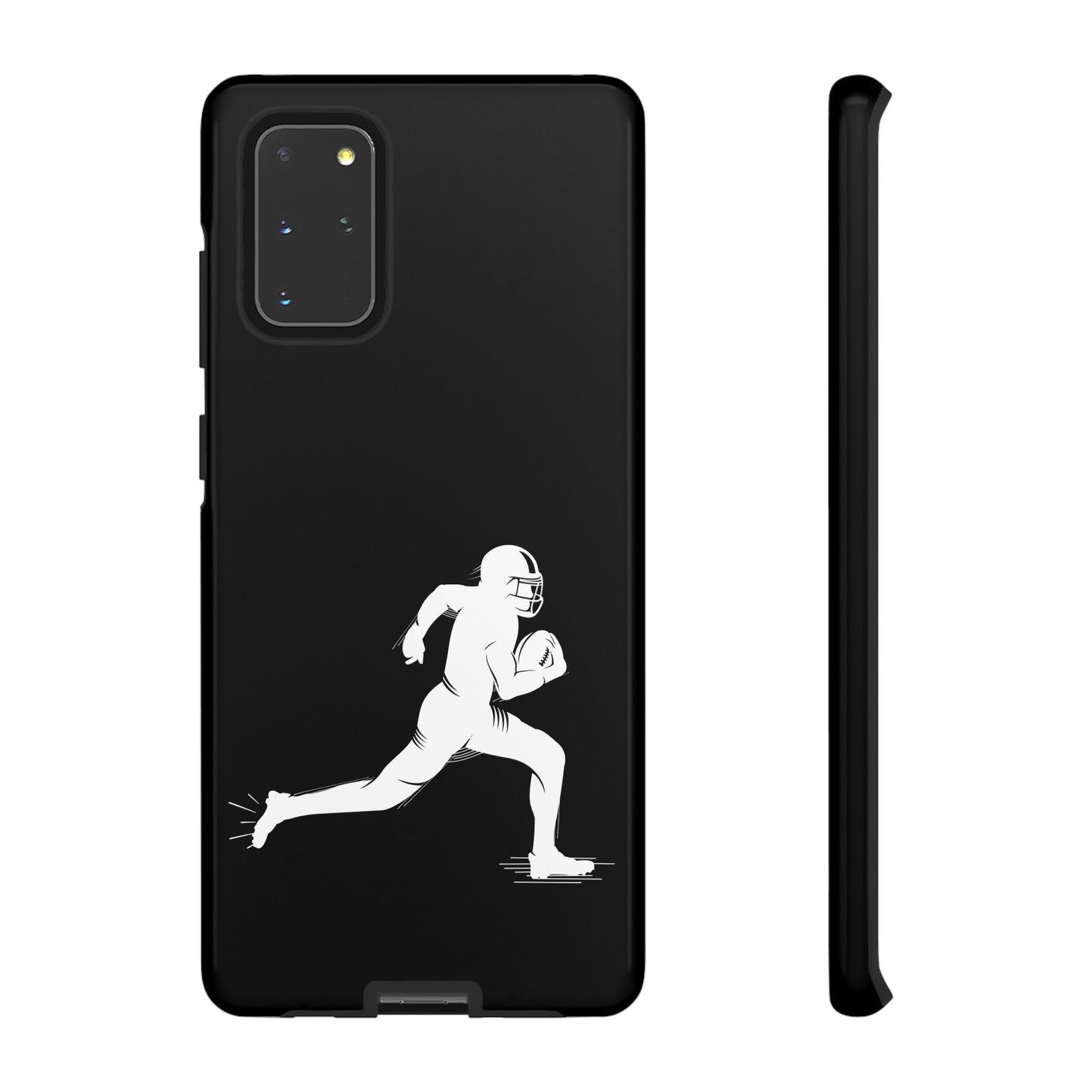 Football Player Phone Case, Tough Cases, Sports Phone Cover, Gift for Athletes, iPhone & Samsung Accessories, Running Player Design - TRV