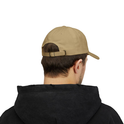 Dad Cap — "My anxiety has anxiety" Embroidered White Baseball Hat