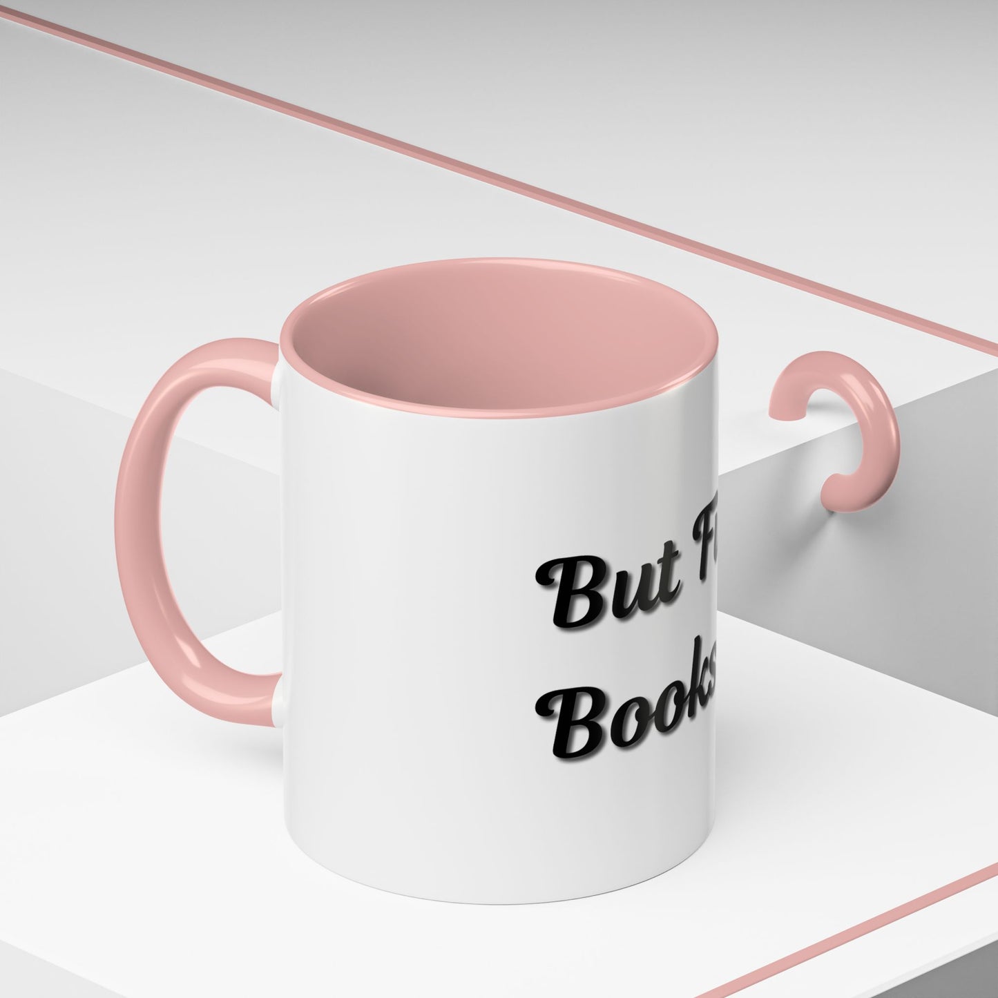 But First, Books Accent Coffee Mug - Perfect Gift for Book Lovers - TRV