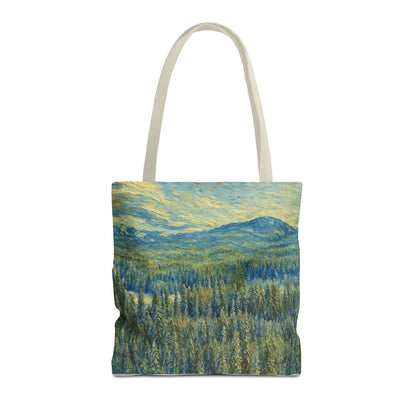 Nature-Inspired Tote Bag, Eco-Friendly Carryall, Bohemian Style Purse, Art Tote, Great Gift for Nature Lovers, Shopping Bag, Travel [...] - TRV