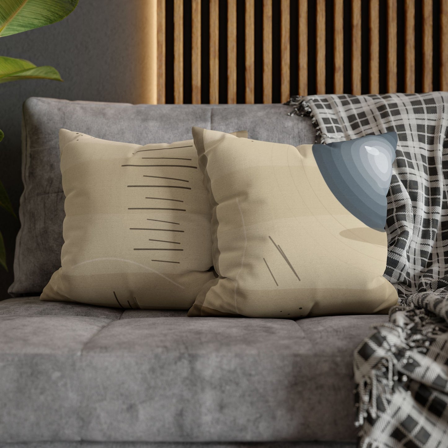 Abstract Nautical Anchor Design Pillowcase | Spun Polyester Square Pillowcase - TRV