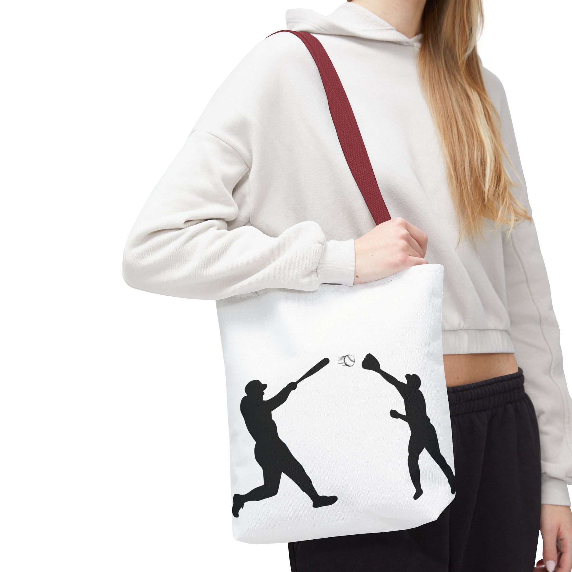 Baseball Tote Bag, Perfect for Sports Fans, Great Gift for Players, Ideal for Game Days, Accessory for Summer Outings - TRV