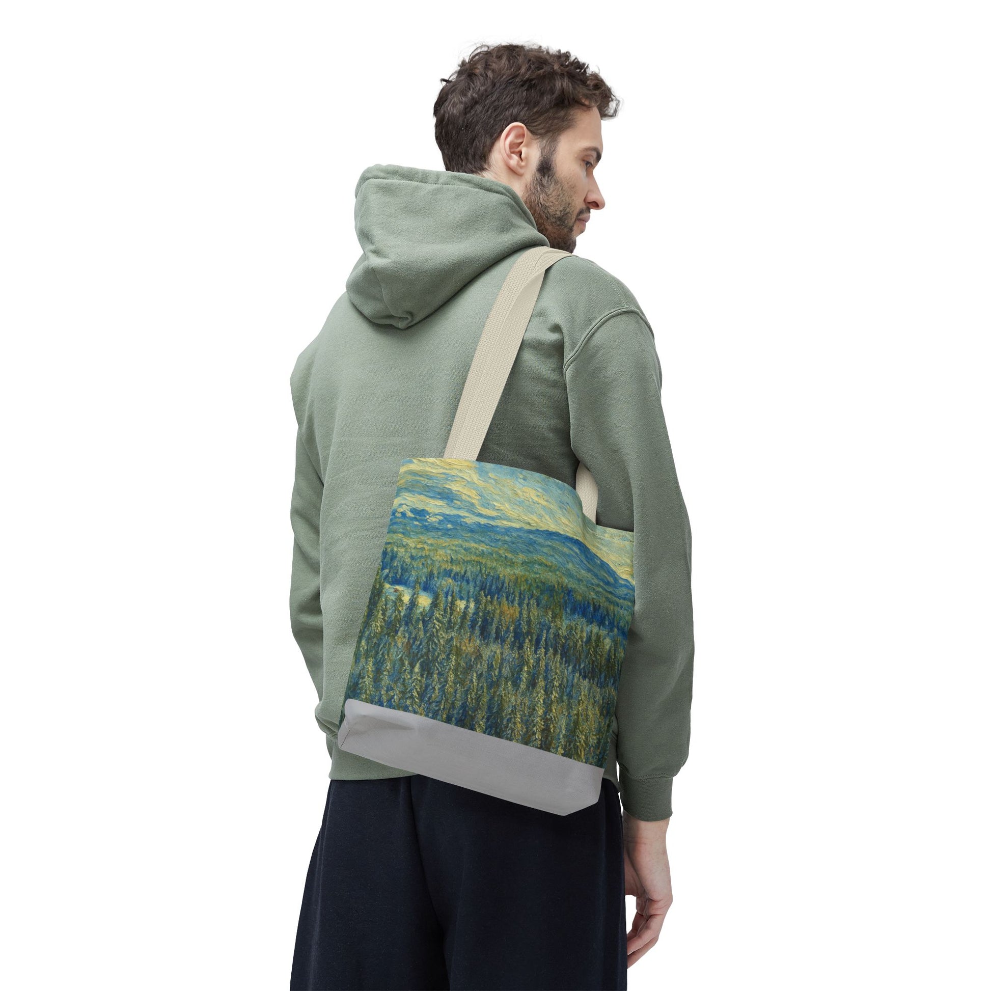 Nature-Inspired Tote Bag, Eco-Friendly Carryall, Bohemian Style Purse, Art Tote, Great Gift for Nature Lovers, Shopping Bag, Travel [...] - TRV