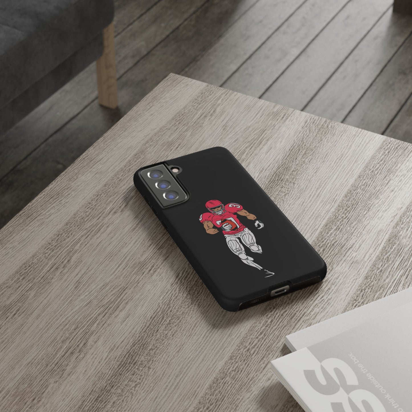 Tough Cases for Football Lovers, Personalized Sports Phone Case, Athletic Gift, Back to School, Custom Phone Cover - TRV
