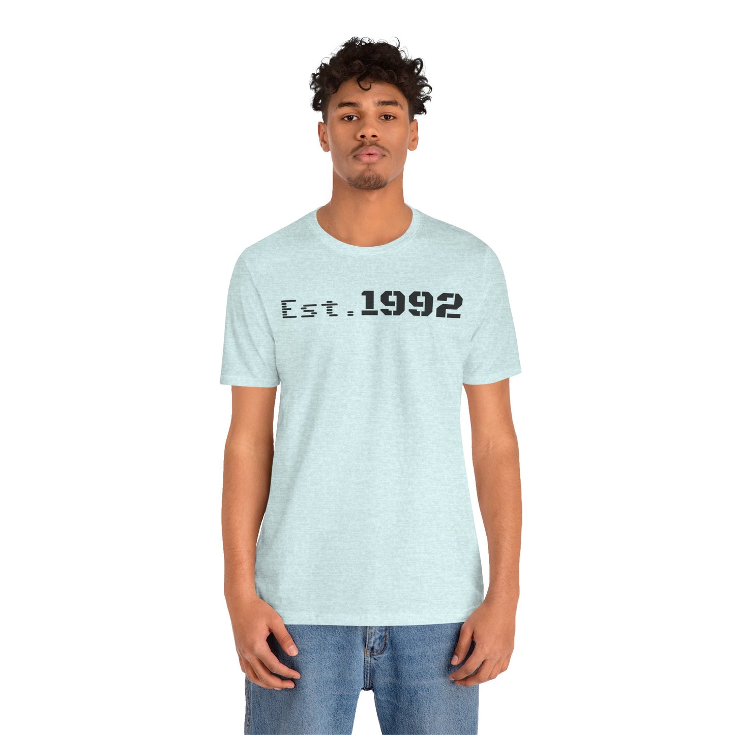 Est. 1992 Short Sleeve Tee - Retro Unisex T-Shirt, Birthday Gift, Vintage Style Shirt, Casual Wear, Trendy Outfit