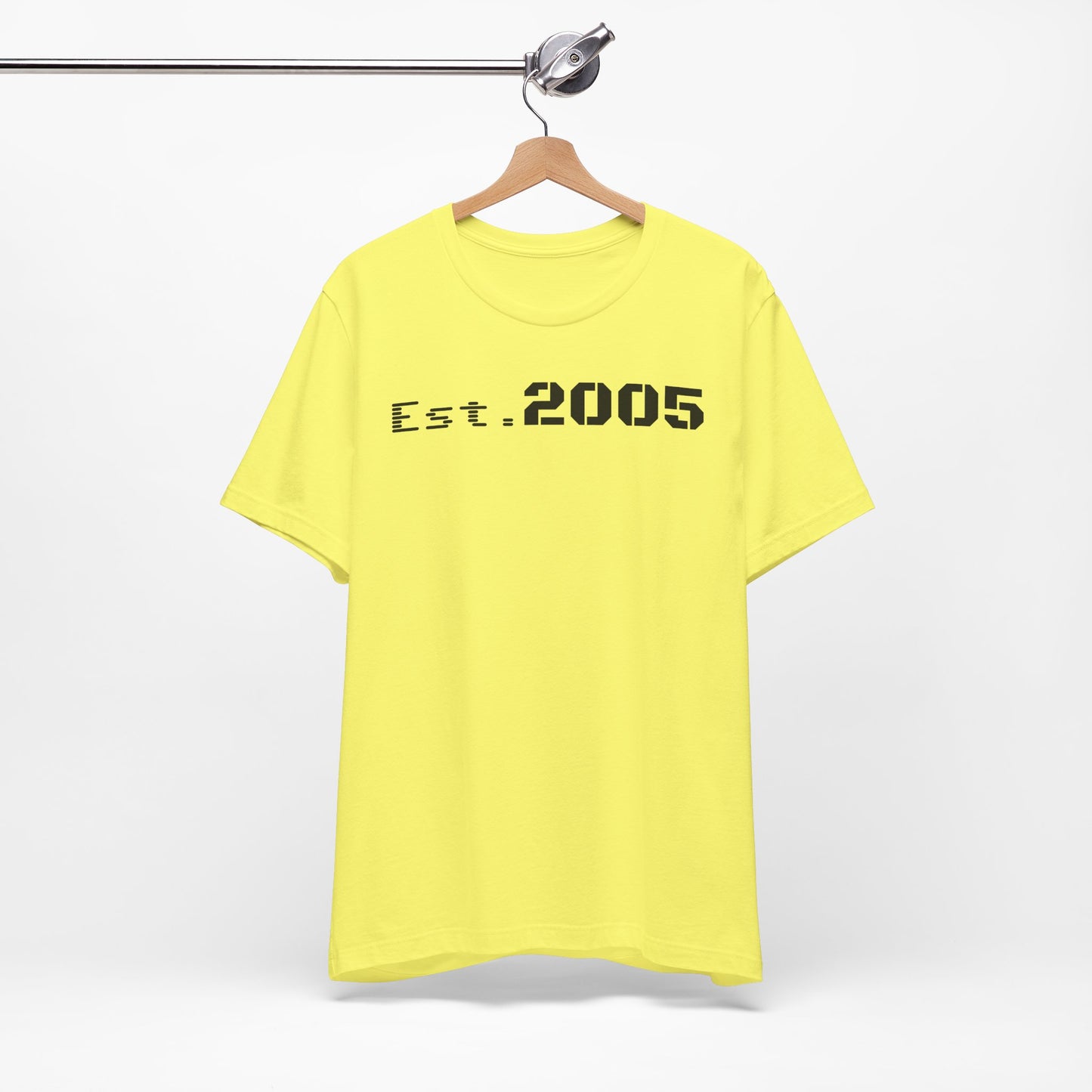 Est. 2005 Unisex Tee, Vintage T-Shirt, Custom Year Shirt, Birthday Gift, Casual Wear