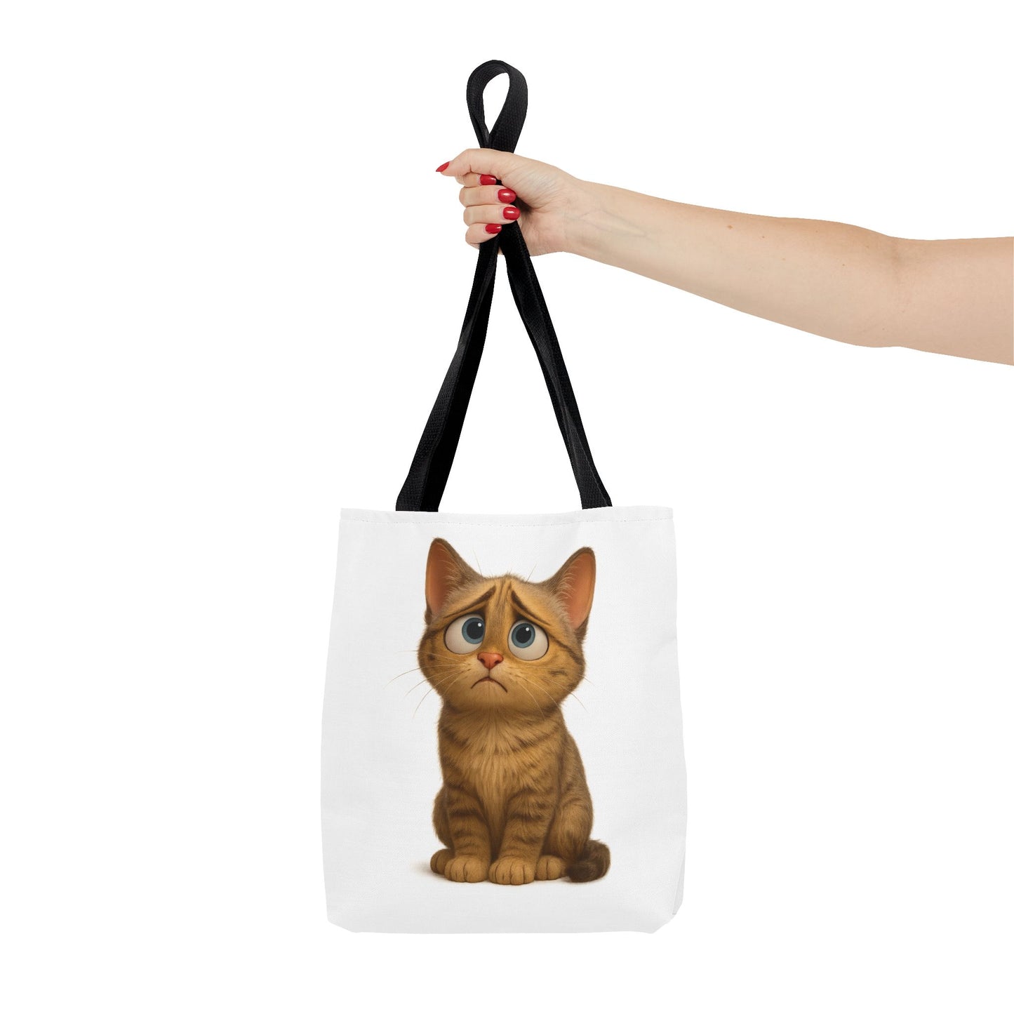 Cute Cat Tote Bag, Animal Lover Gift, Shopping Tote, Reusable Bag, Cute Merchandise, Eco-Friendly Gift - TRV