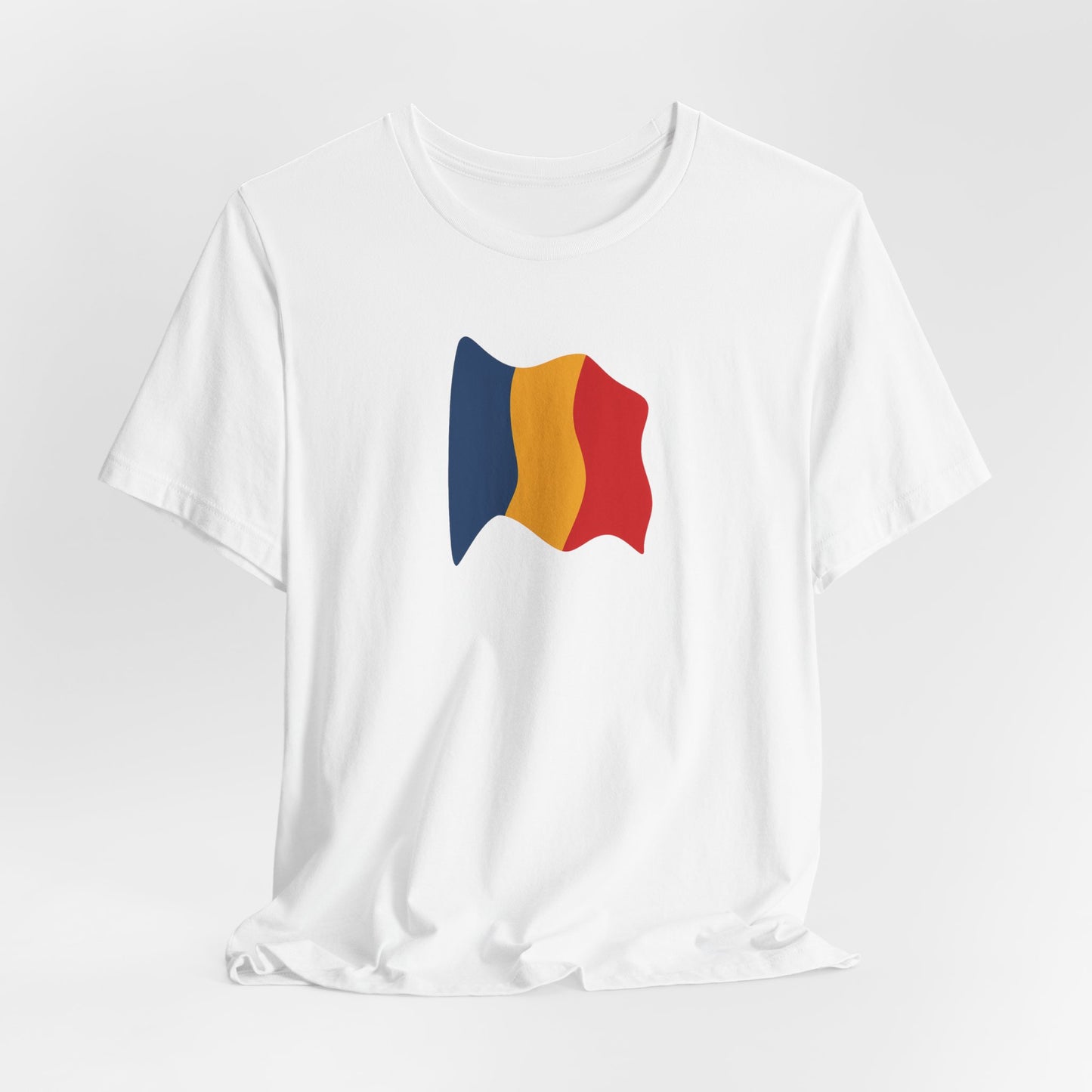 Romanian Flag Unisex Short Sleeve Tee, Casual Shirt, Travel T-Shirt, Gift for Romanians, Summer Outfit, Everyday Wear