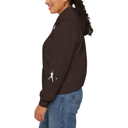 Sporty Unisex Baseball Hooded Sweatshirt, Casual Hoodie for Athletes, Perfect for Gifts, Comfy Streetwear, Ideal for Sports Events, Personal Use - TRV
