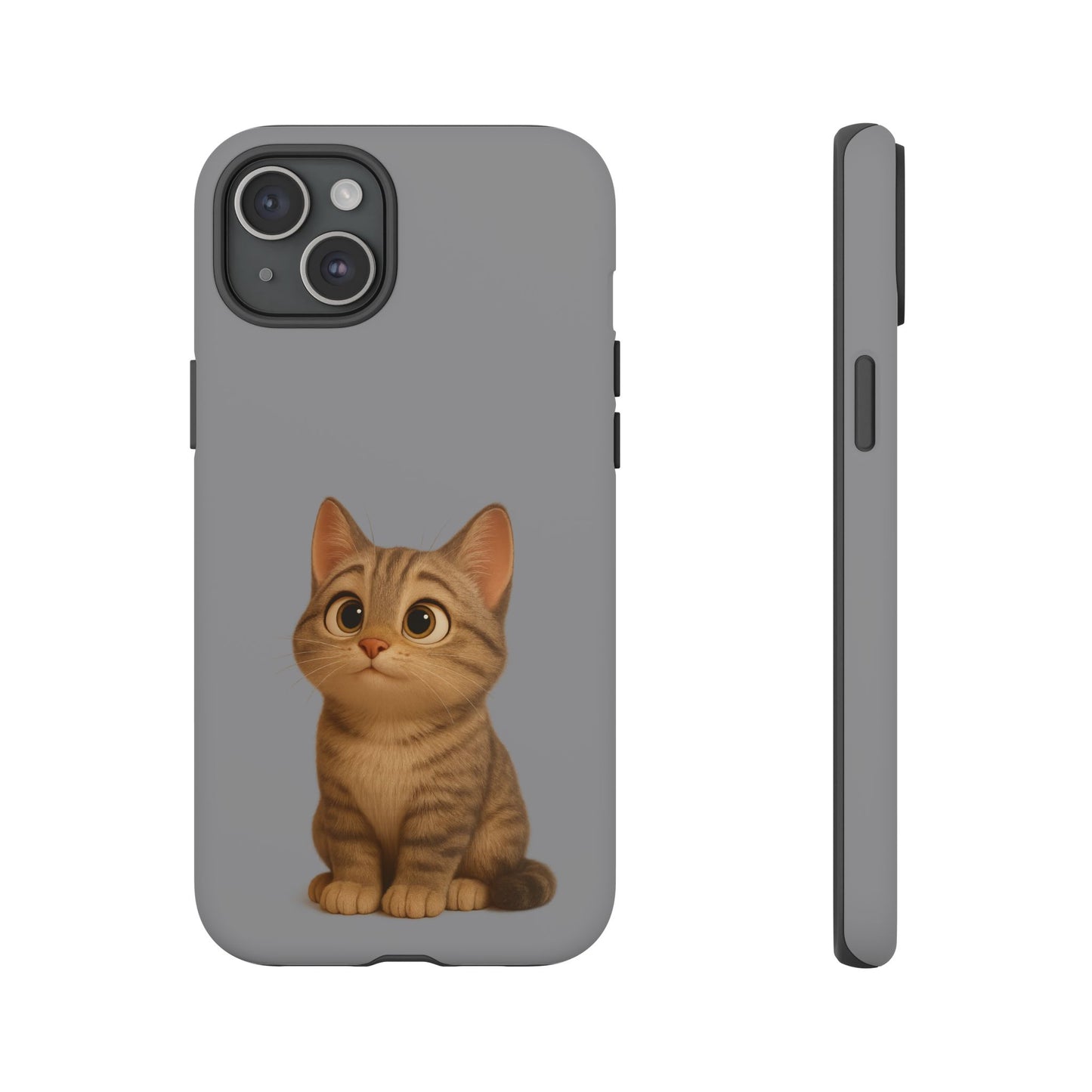 Cute Cat Phone Case, Kawaii Pet Accessory, Gift for Cat Lovers, Animal Phone Cover for Kids, Unique Kitty Design, Birthdays, Holidays - TRV