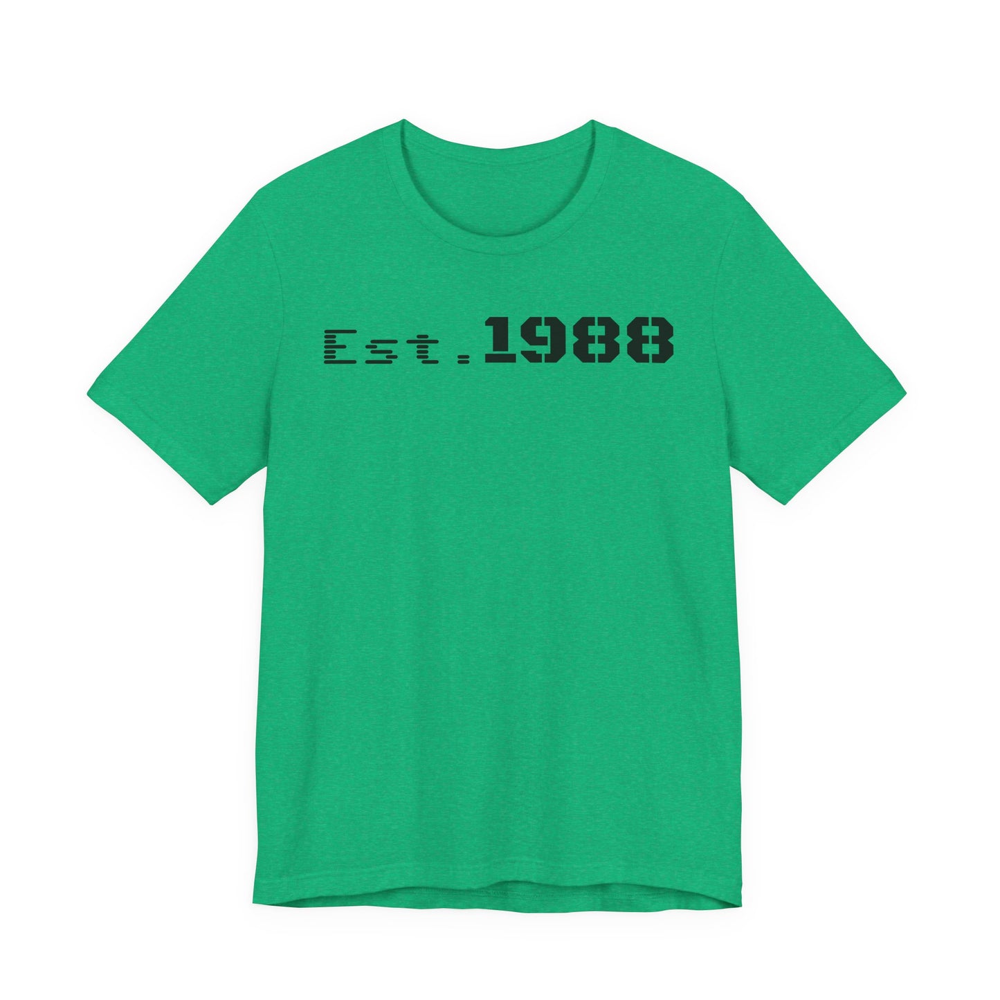 Est. 1988 Unisex Jersey Tee, Vintage Birthday Shirt, Casual Everyday Wear, Gift for Him or Her, Anniversary Celebration Tee