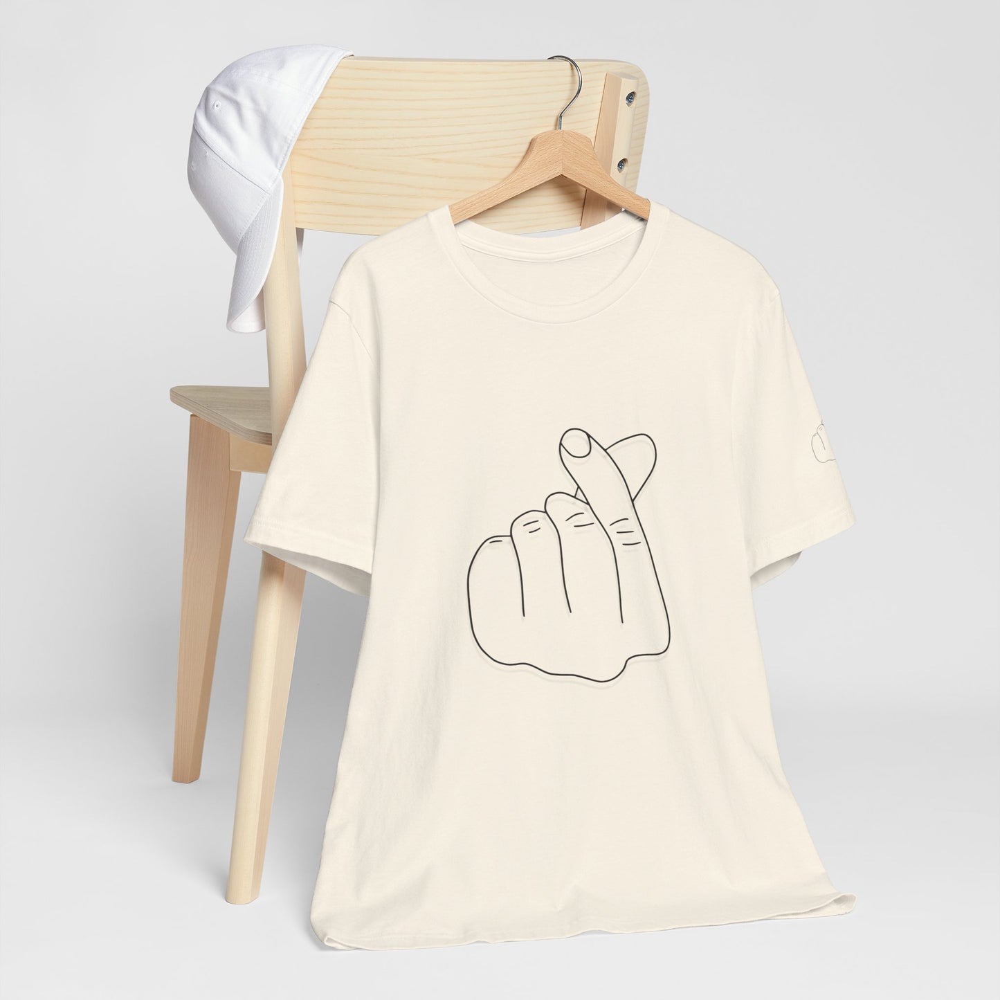 Minimalist Hand Sign Unisex Tee | Casual Everyday Wear | Perfect for Gift Givers