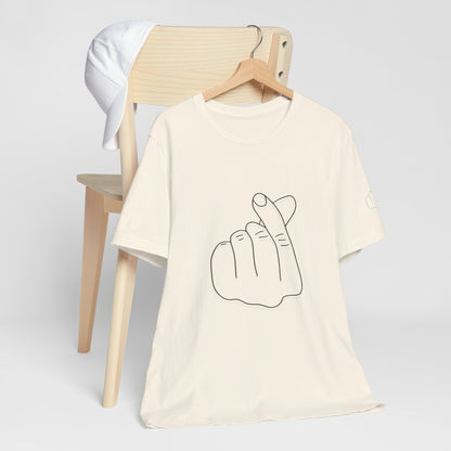 Minimalist Hand Sign Unisex Tee | Casual Everyday Wear | Perfect for Gift Givers