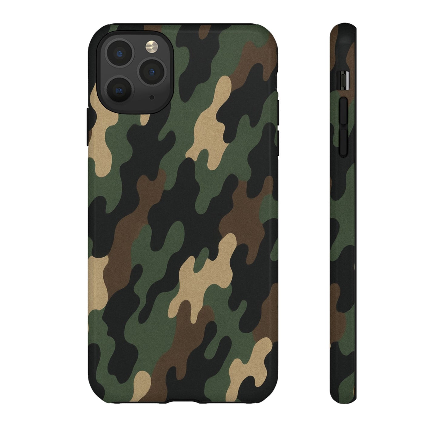 Camouflage Phone Case, Tough Cases, Military Style, Unique Phone Accessories, Gift for Him, Durable Phone Cover - TRV