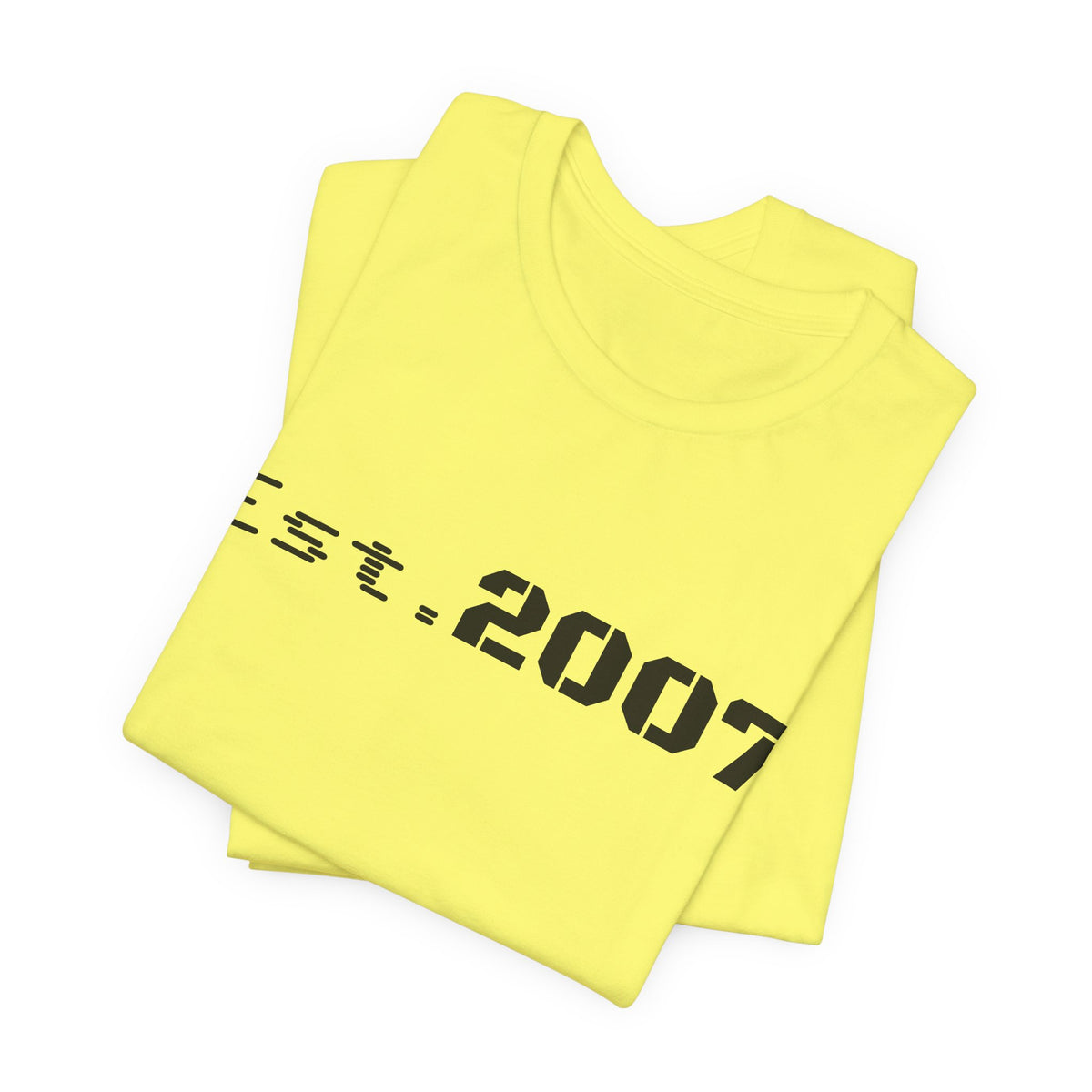 Vintage Est. 2007 T-shirt by Printify featuring a classic design with the established year on a comfortable cotton tee.