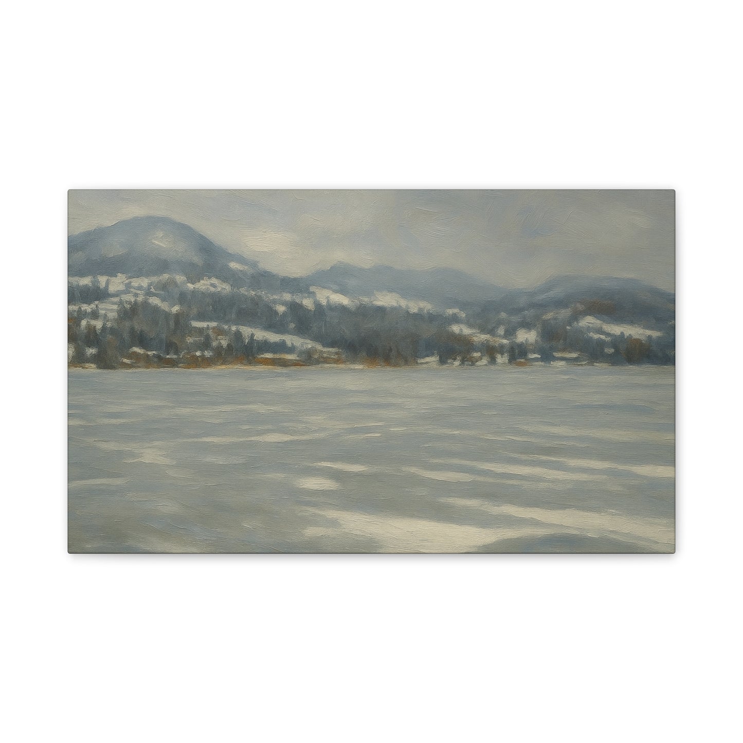 Serene Winter Landscape Canvas - TRV