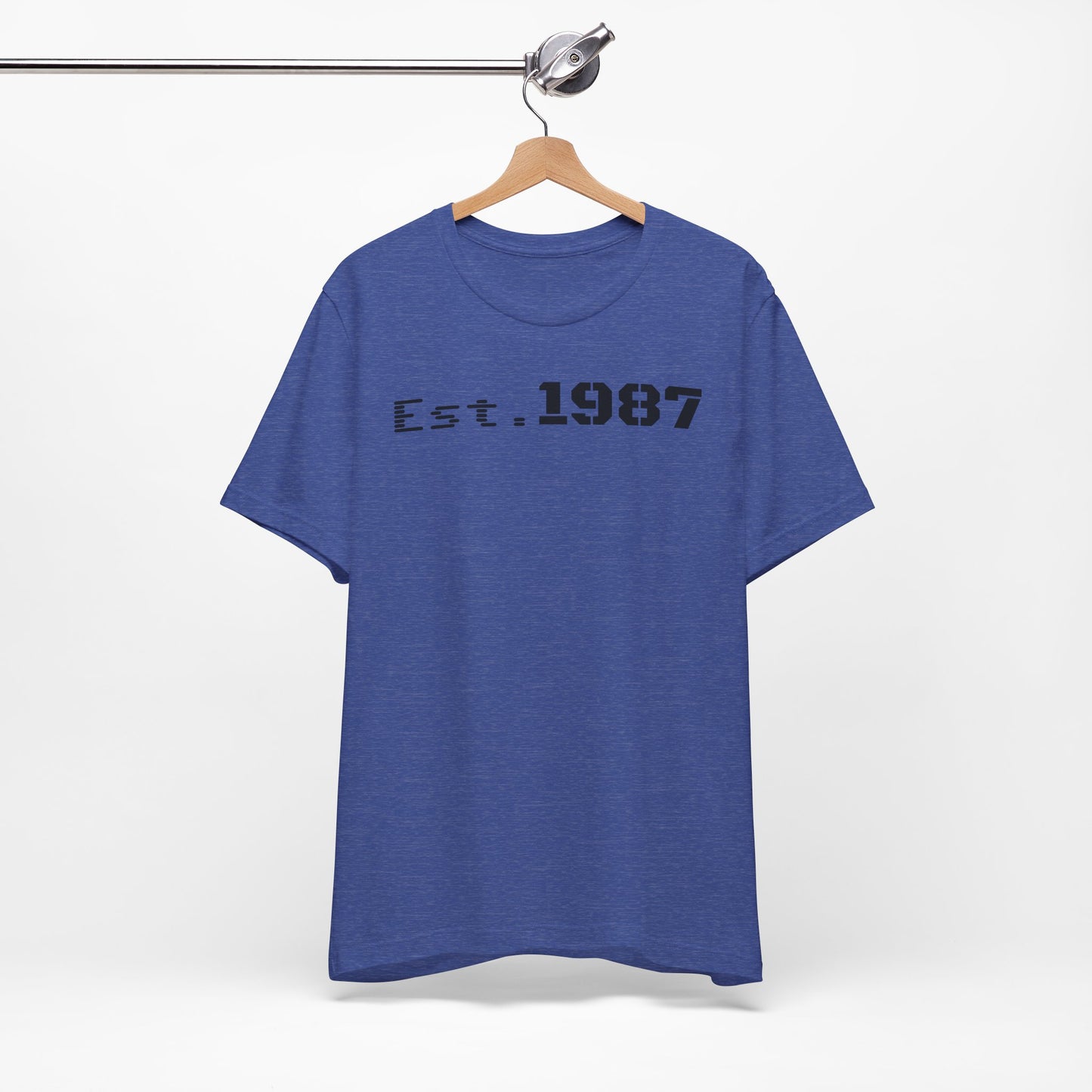 Est. 1987 Unisex Tee - Vintage Style Shirt, 80s Birth Year Gift, Casual Wear, Birthday T-Shirt, Retro Graphic Tee