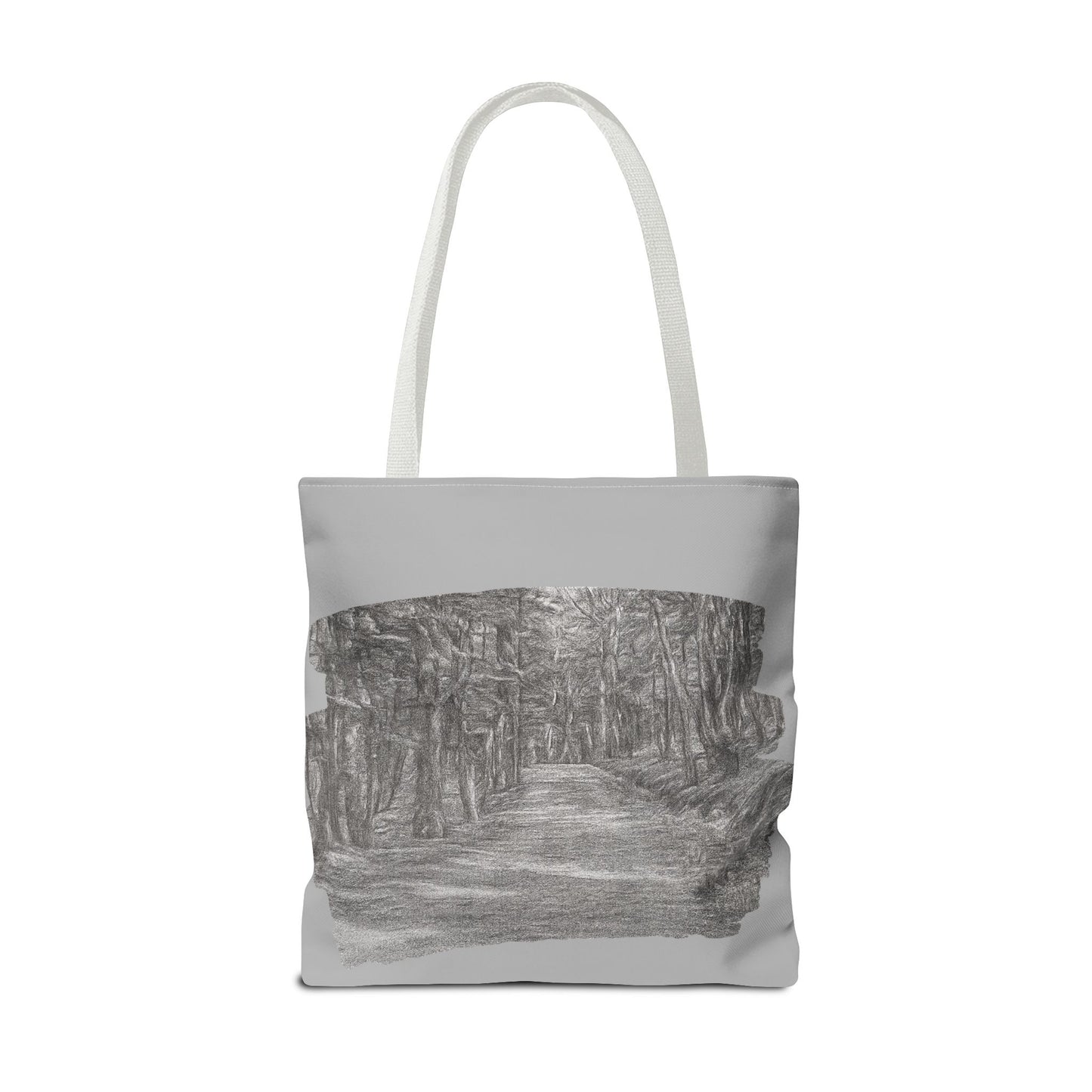 Scenic Path Tote Bag, Reversible Tote, Eco-Friendly Shopper, Outdoor Adventure Bag, Gift for Nature Lovers, Stylish Carryall - TRV