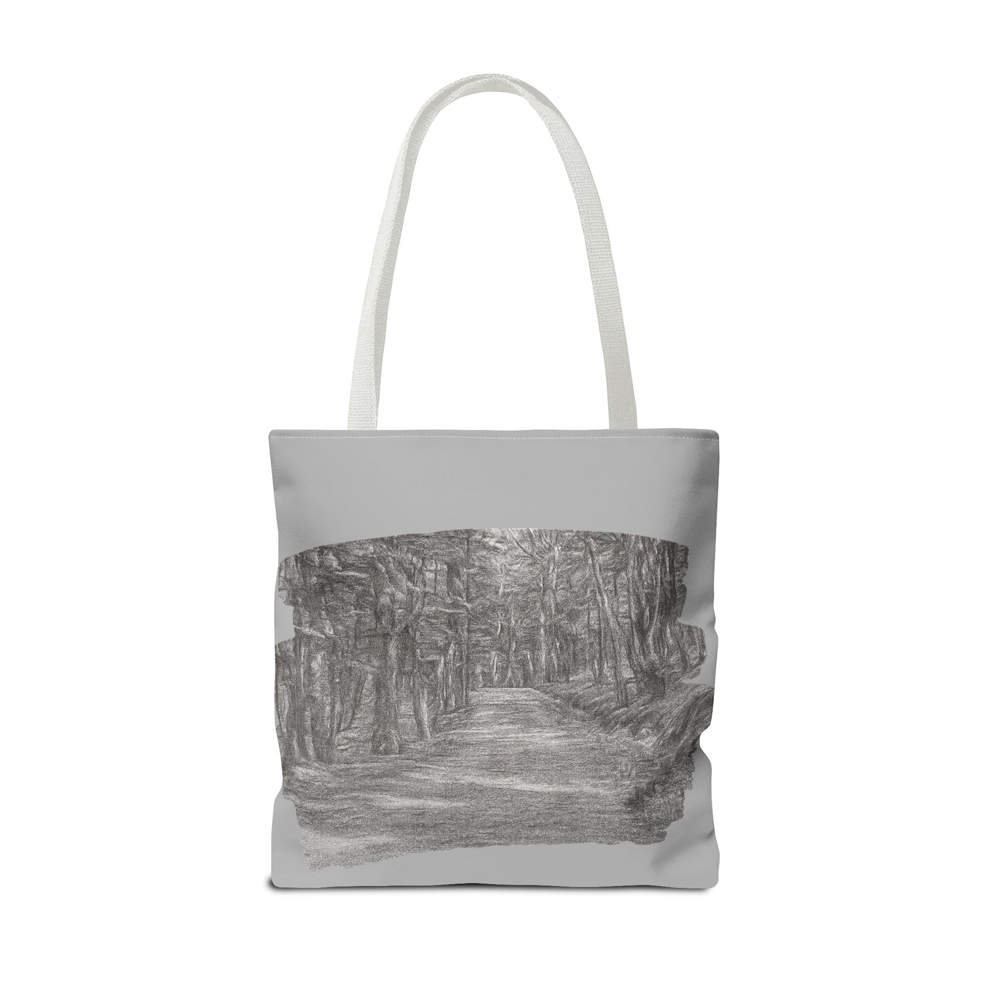 Scenic Path Tote Bag, Reversible Tote, Eco-Friendly Shopper, Outdoor Adventure Bag, Gift for Nature Lovers, Stylish Carryall - TRV
