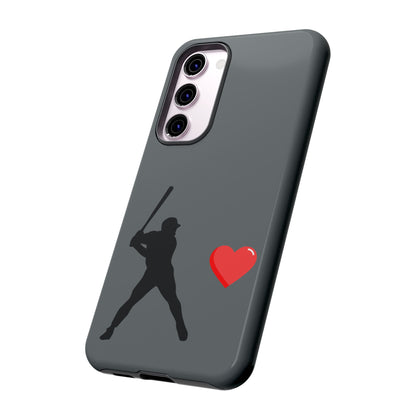 Printify baseball love phone case featuring sporty design, durable protective cover ideal for sports fans and Father's Day gift.