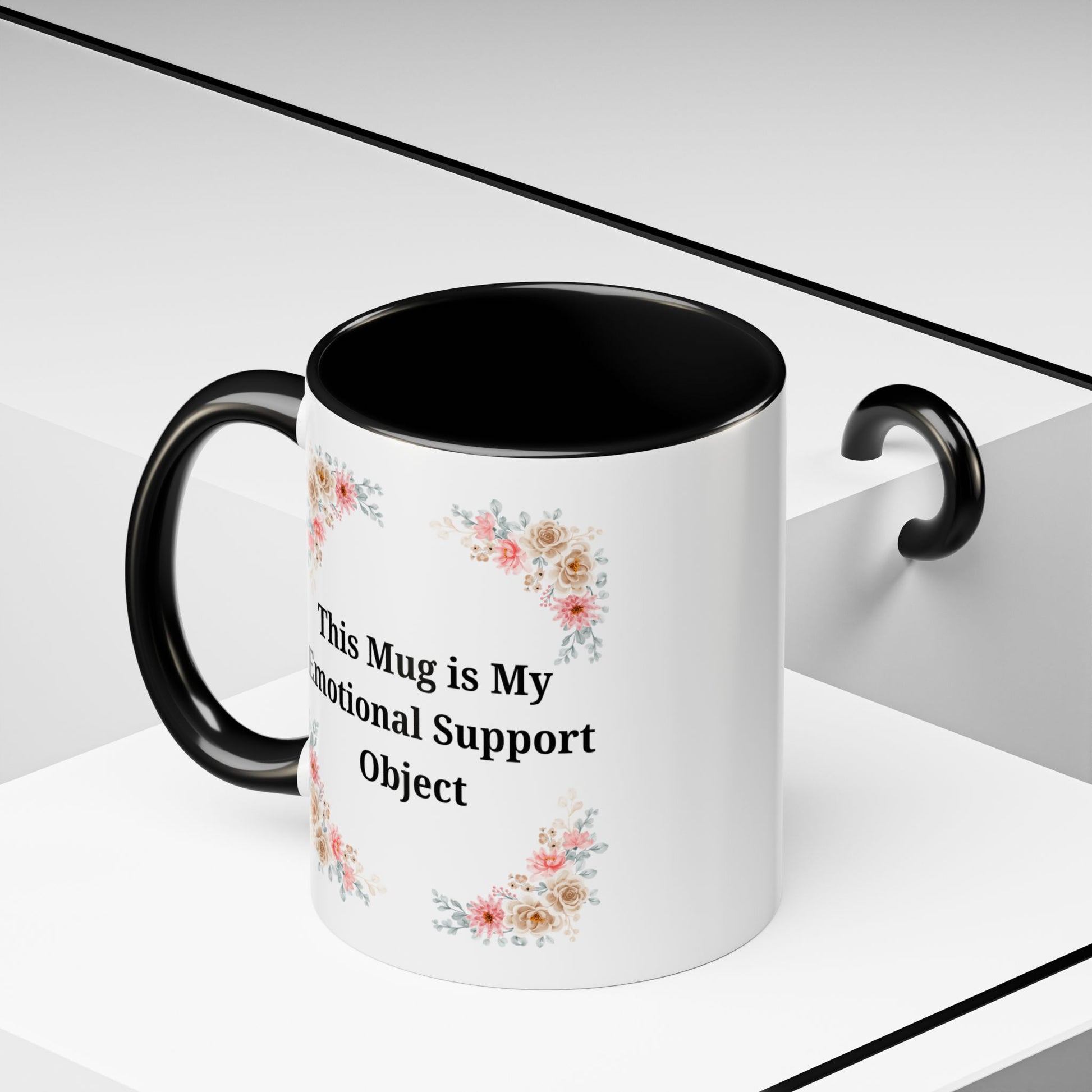 Floral Emotional Support Coffee Mug - Perfect Gift for Self-Care - TRV