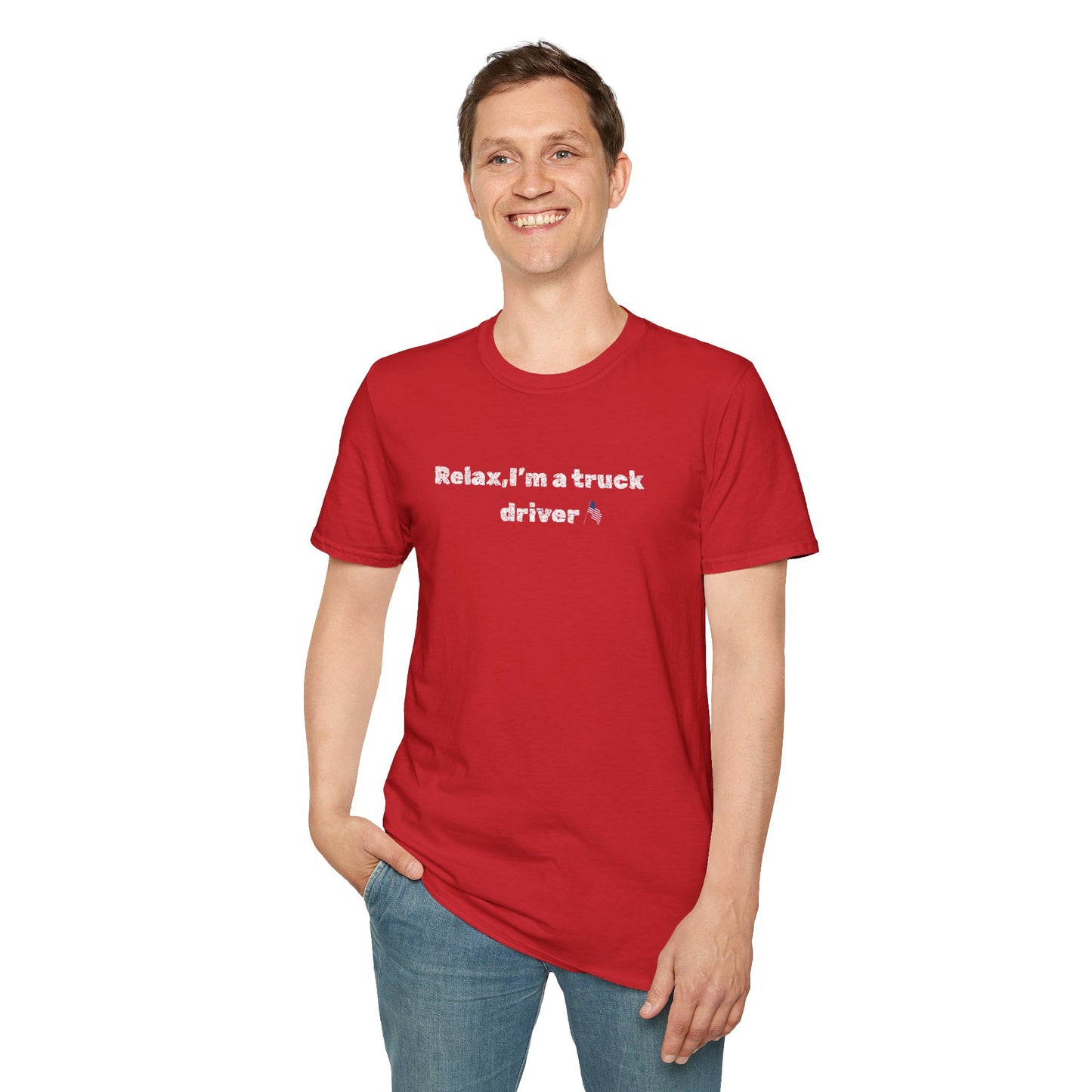 Truck Driver Relax Unisex T-Shirt, Casual Tee, Gift for Truckers, Father's Day Shirt, Comfortable Everyday Wear
