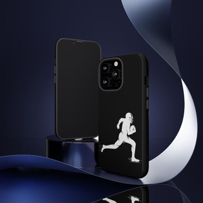 Football Player Phone Case, Tough Cases, Sports Phone Cover, Gift for Athletes, iPhone & Samsung Accessories, Running Player Design - TRV