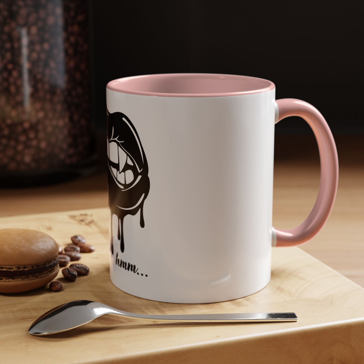 Vampire Lip Accent Coffee Mug - 11oz & 15oz - Unique Halloween Gift - TRV