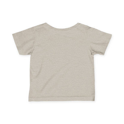 Baby's infant tee featuring a cute sloth nap graphic, soft cotton kids shirt by Printify, perfect for comfortable everyday wear.
