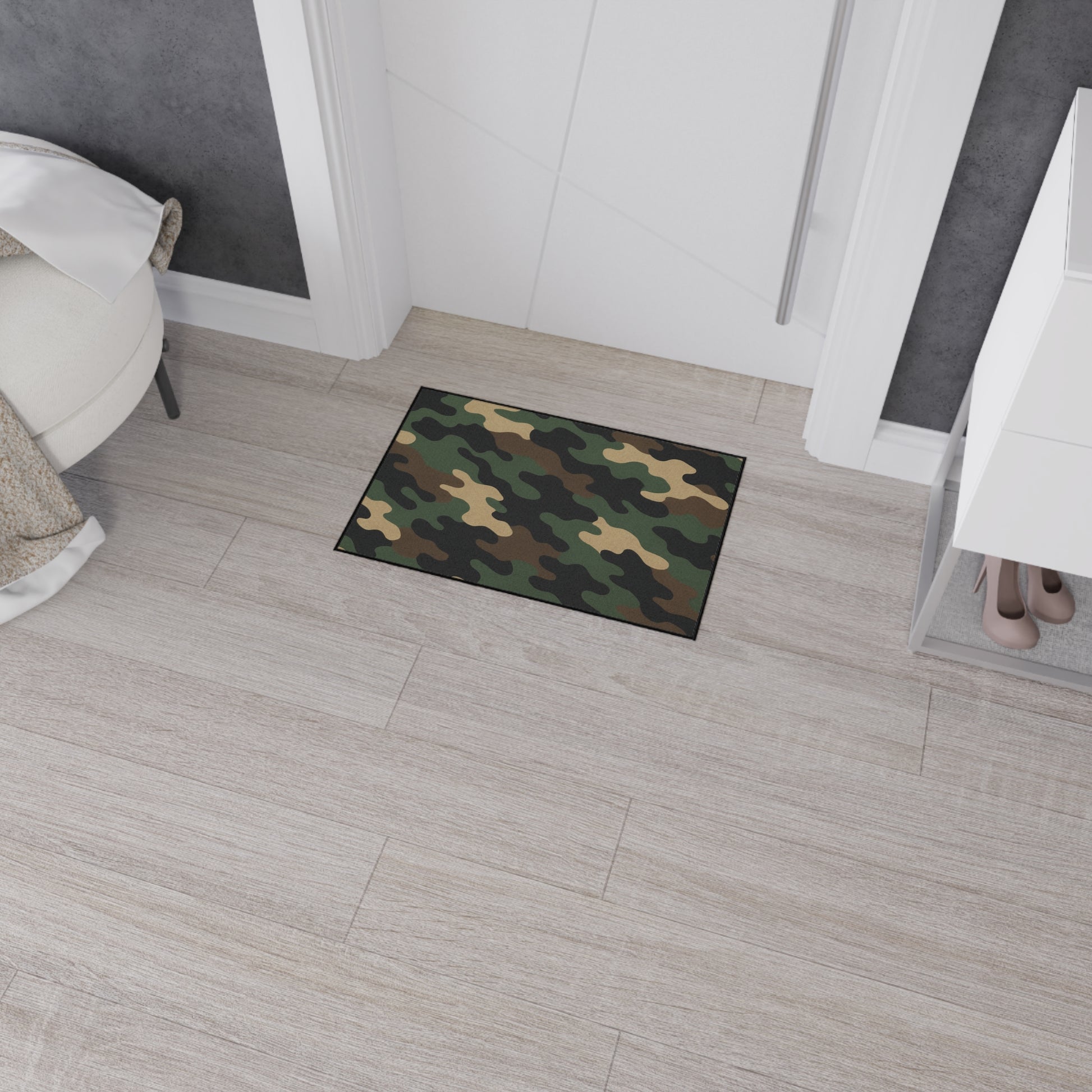 Heavy duty floor mat from Printify featuring durable, non-slip surface suitable for industrial or home use.