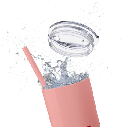 Skinny Tumbler — USA Flag 20oz Straw Tumbler (Patriotic Travel Cup)