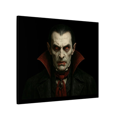 Gothic Vampire Canvas Wall Art, Spooky Decor, Halloween Home Accent, Creepy Art Piece, Horror Themed Gift