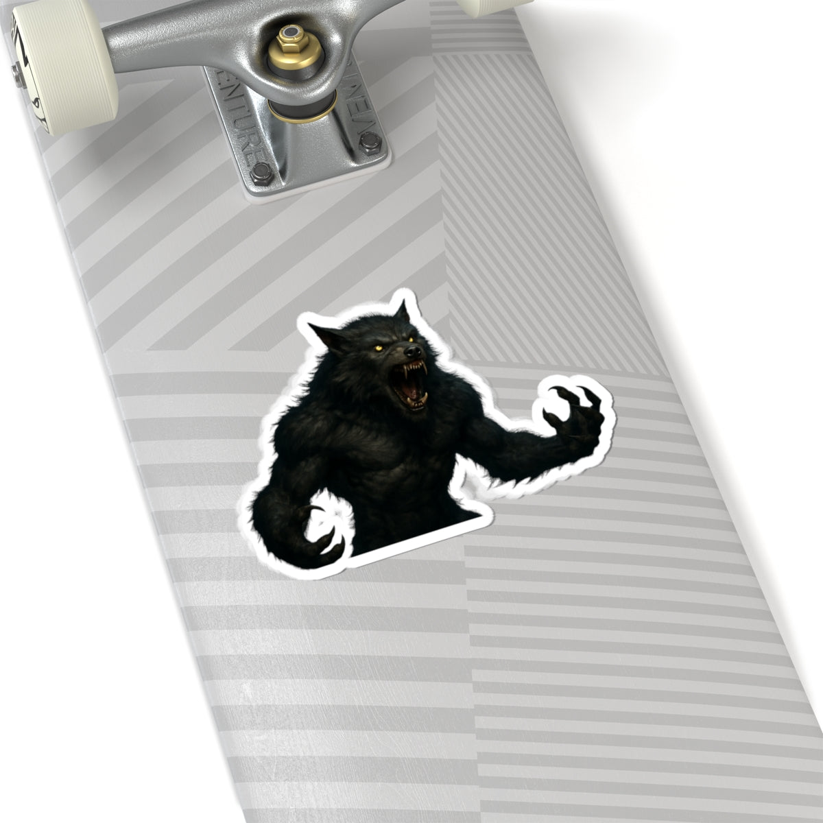 Fierce Werewolf Kiss-Cut Stickers | Halloween Decor, Laptop Decals, Spooky Gifts, Monster Lovers, Unique Party Favors - TRV