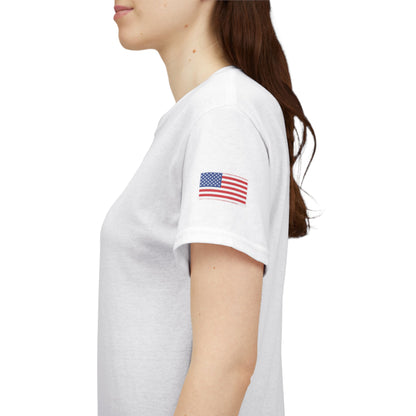 Freedom script tee | T-Shirt, American flag sleeve - TRV