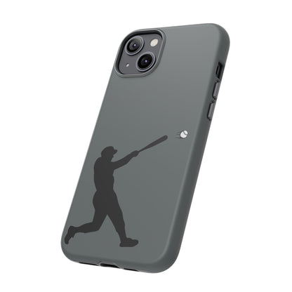 Printify Baseball Batter phone case, tough protective smartphone cover featuring a baseball player design for fans.