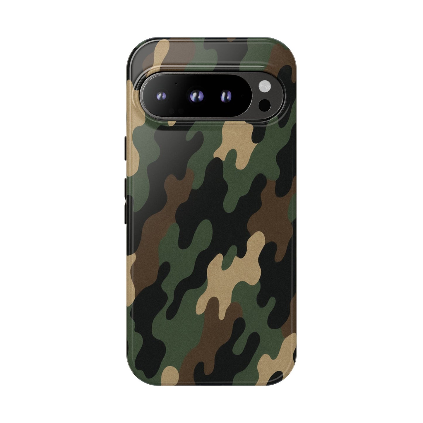Camouflage Phone Case, Tough Cases, Military Style, Unique Phone Accessories, Gift for Him, Durable Phone Cover - TRV