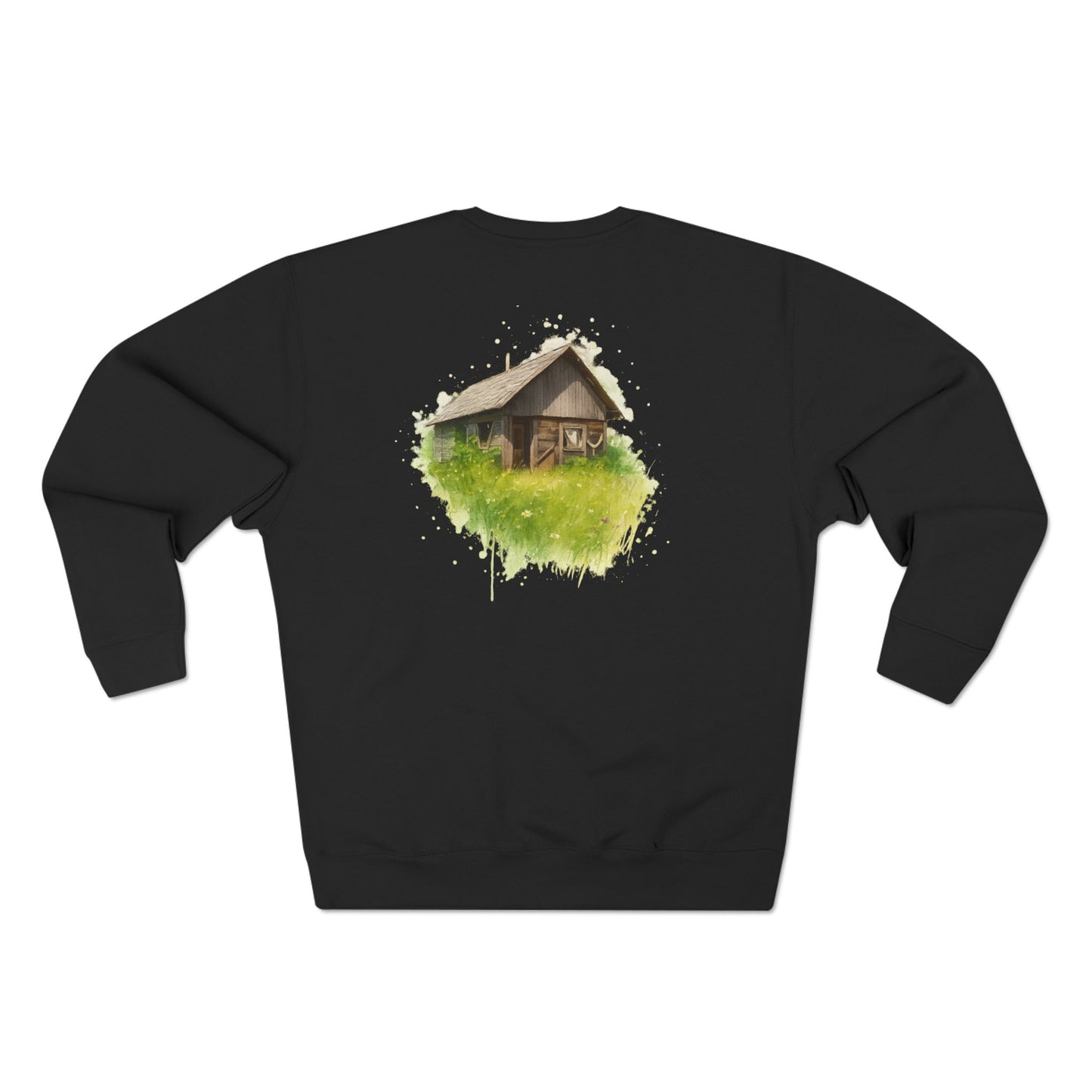 Cozy Art Print Crewneck Sweatshirt: Nature Lover, Graphic Sweater, Unique Gift, Home Decor Apparel, Casual Style - TRV